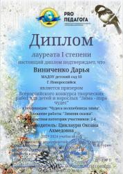 Всероссийский конкурс творческих работ "Зима- пора чудес"